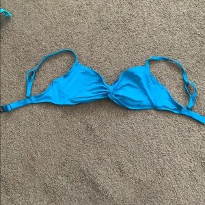 Teal swimsuit top